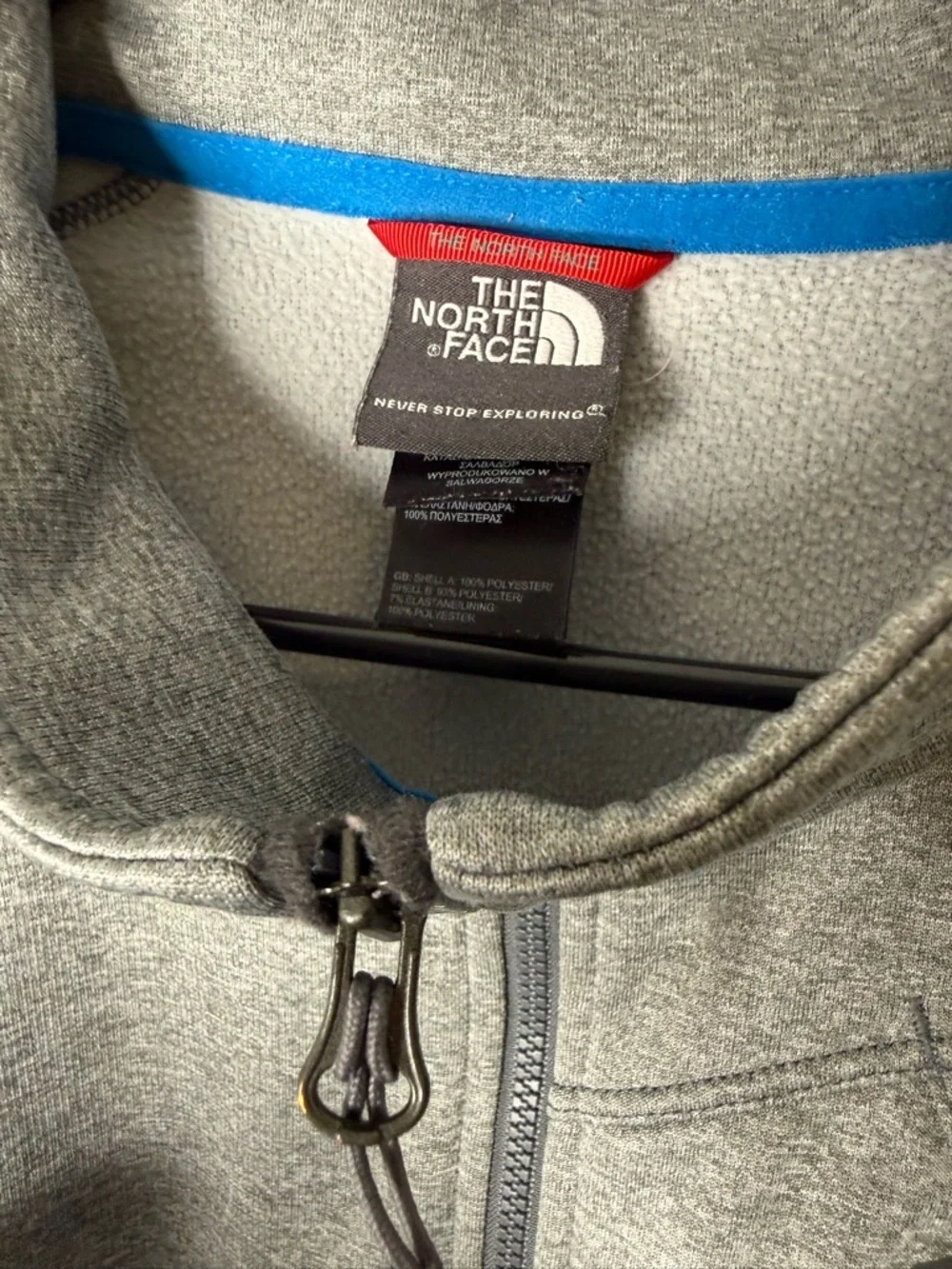 The North Face light gray