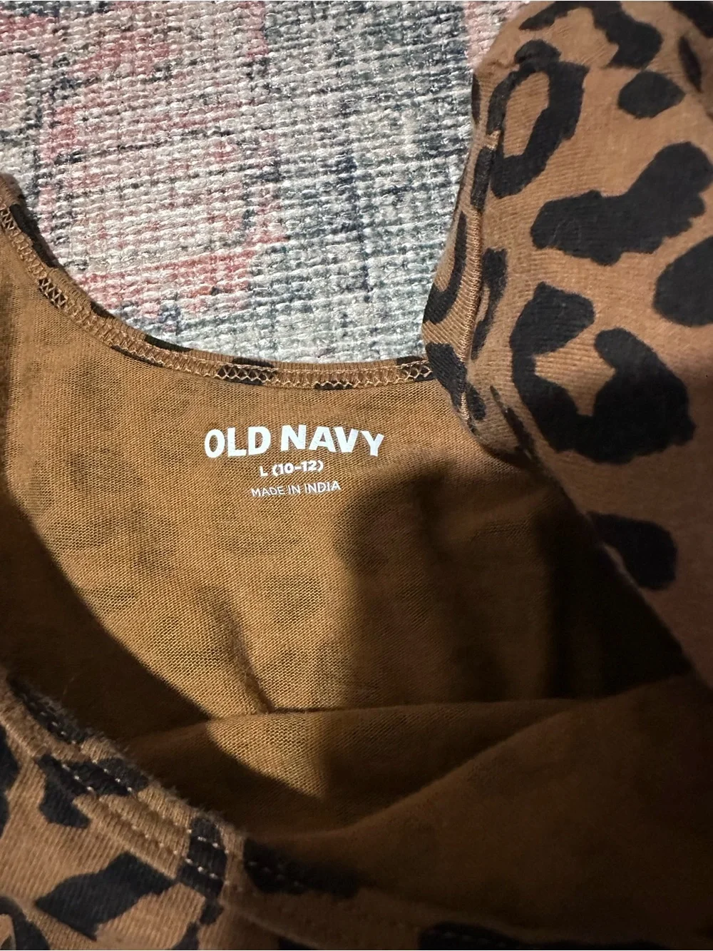 Old Navy casual spots brown