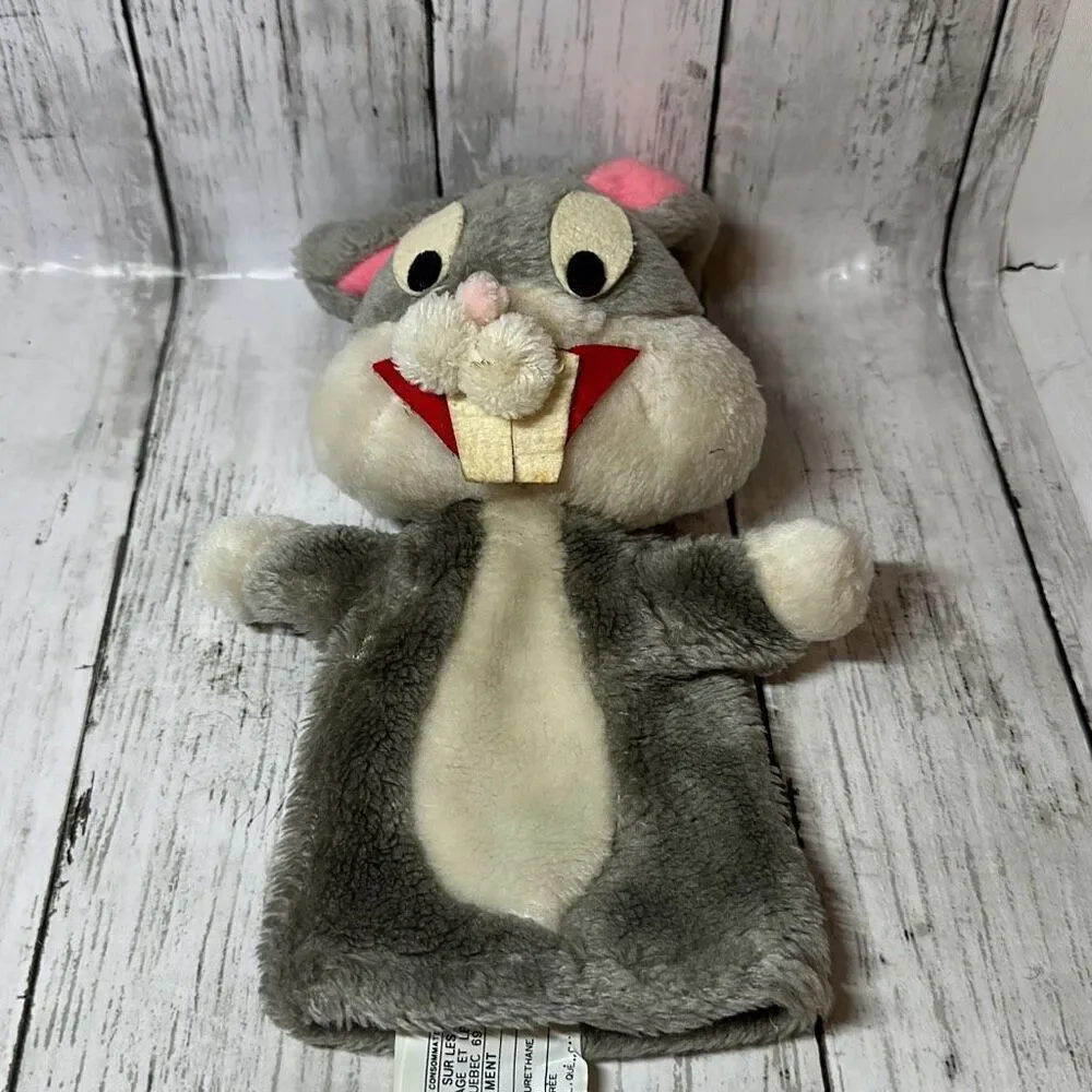 Vintage Bugs Bunny Hand Puppet Plush 12” Mighty Star Made‎ in Korea 69