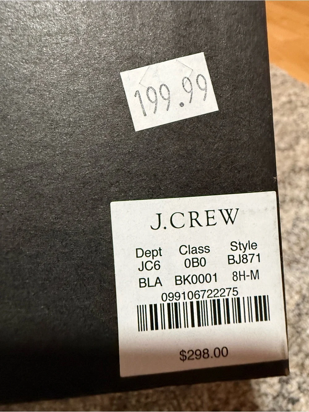 J. Crew sleek black