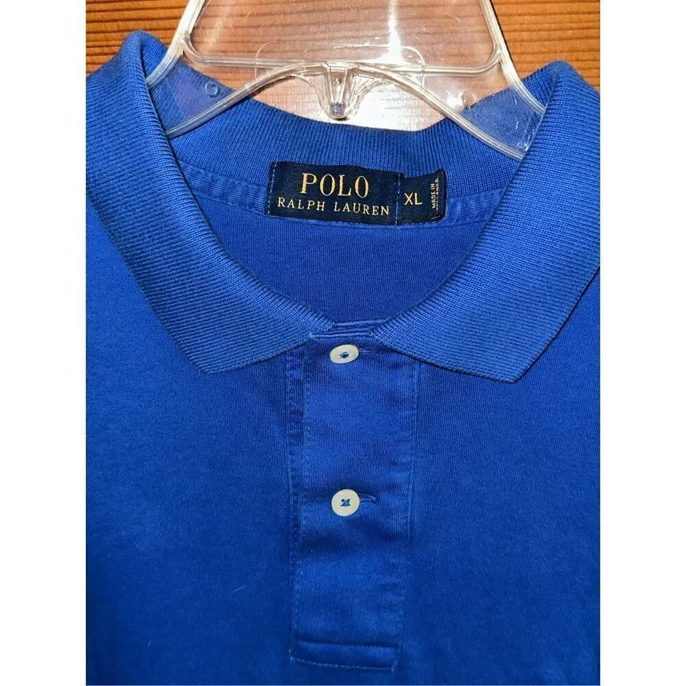 Vintage‎ 80s Polo Ralph Lauren Original Pony Navy Blue Men's XL