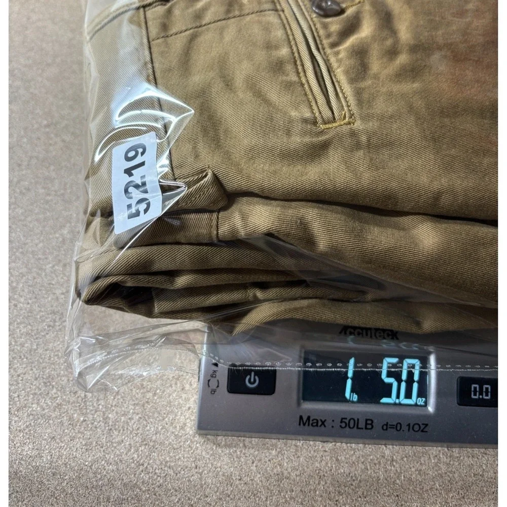 Polo Ralph Lauren Pants Mens 34/31.5 Brown Ethan 100% Cotton Pleated Trousers