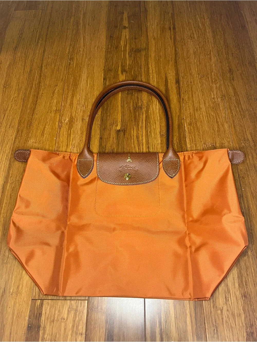 Longchamp compartment shoulder exterior