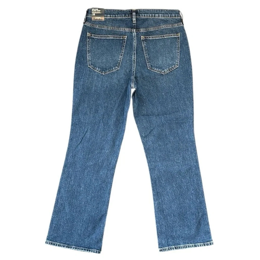 J. Crew Mid Rise Flare Crop Signature Stretch