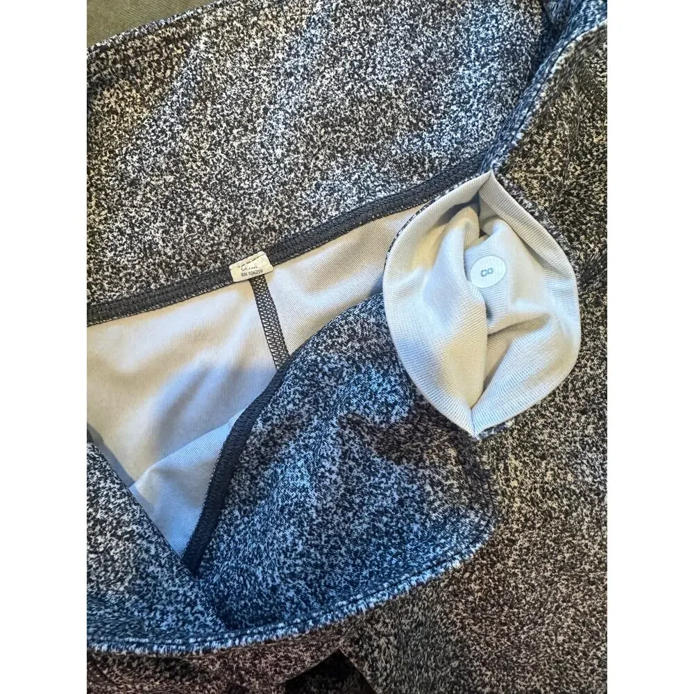 Lululemon Wunder Under Crop III in Rio Mist White Black