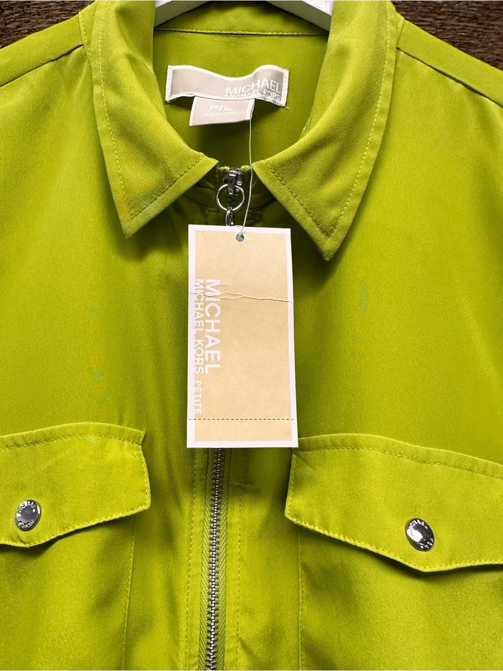 Michael Kors bright chartreuse