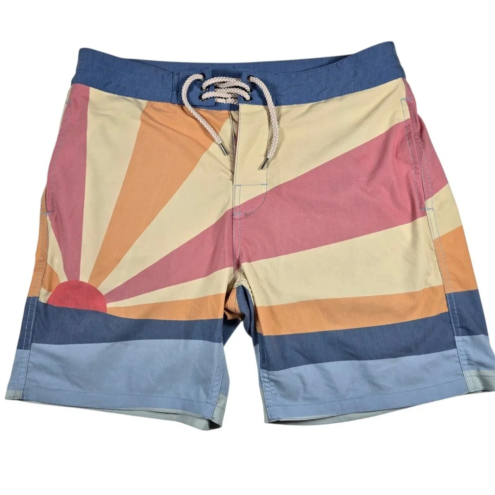 Faherty Soleil Fall Sunset Swim Suit Pockets 7
