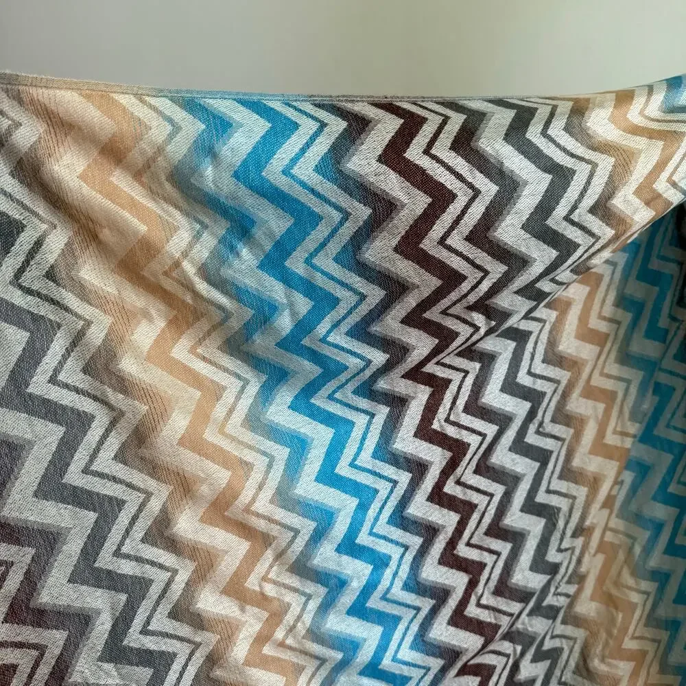 pashmina chevron worn