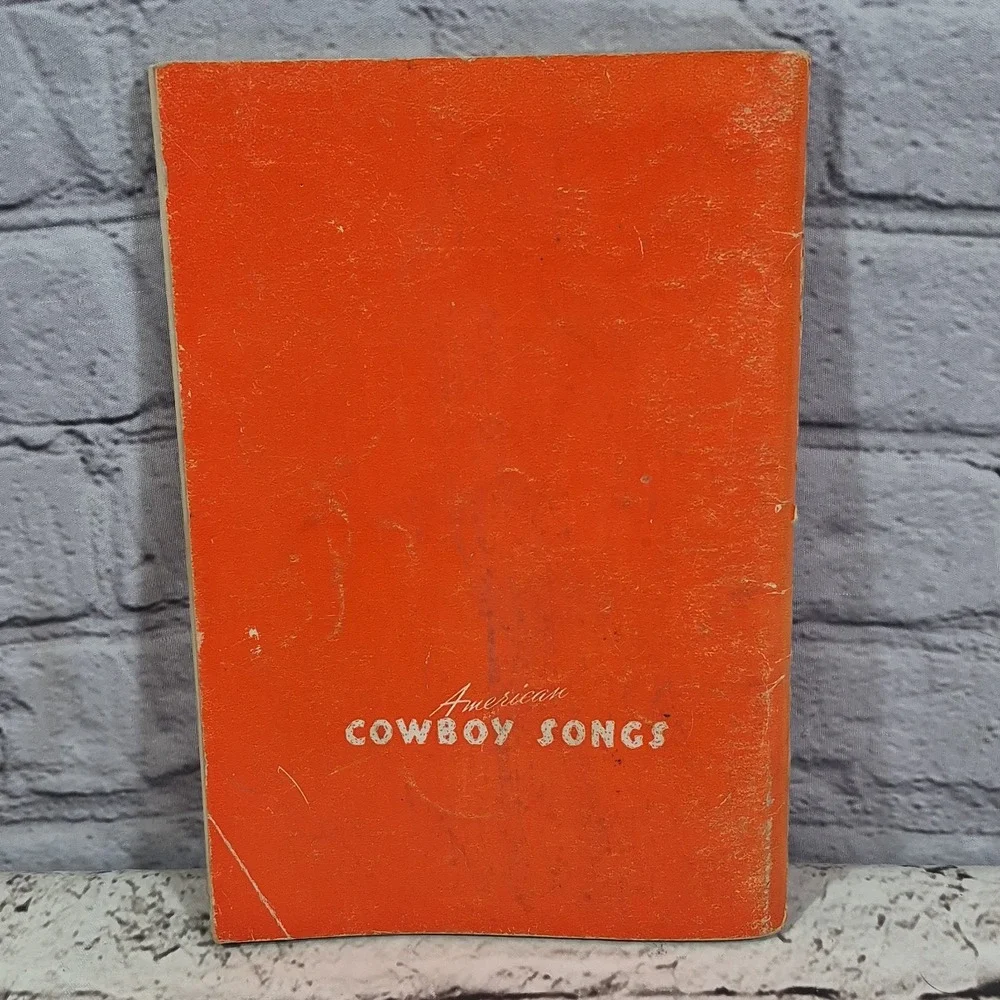 VINTAGE- American Cowboy Songs (1939, Paperback)