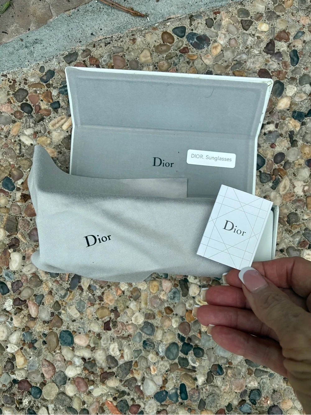 DIOR So Real Sunglasses Silver Frame w/ Gray Lenses Luxury Designer Eyewear