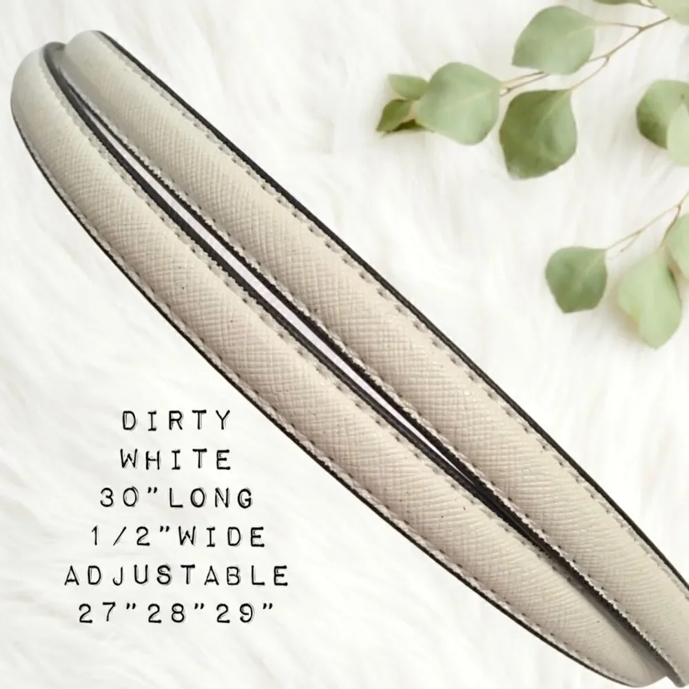Replacement Straps DIRTY WHITE 1/2”wide brand new