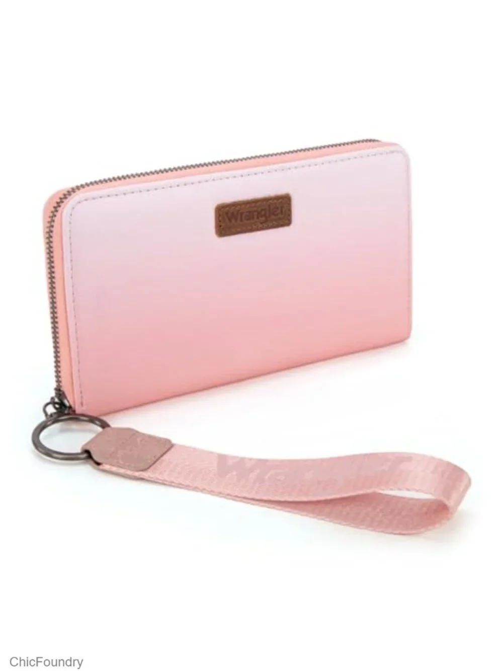 Wristlet Wallet for Women RFID Blocking Vegan Leather with Wrist Strap