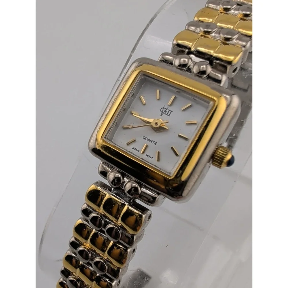 Gloria Vanderbilt II Women's Watch 17mm Case Two Tone 6.75