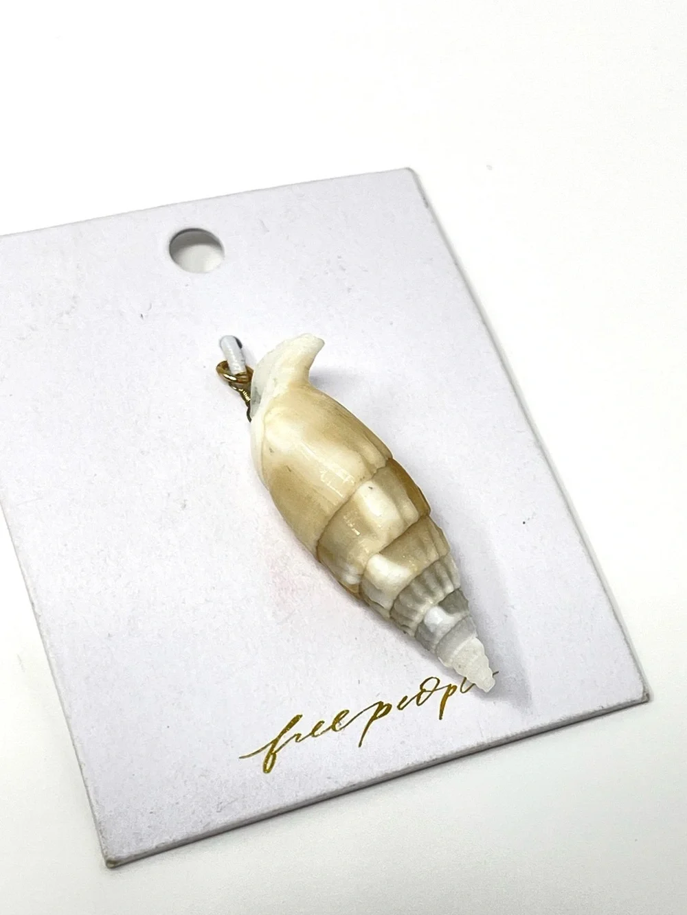 New Free People Sea Shell Pendant