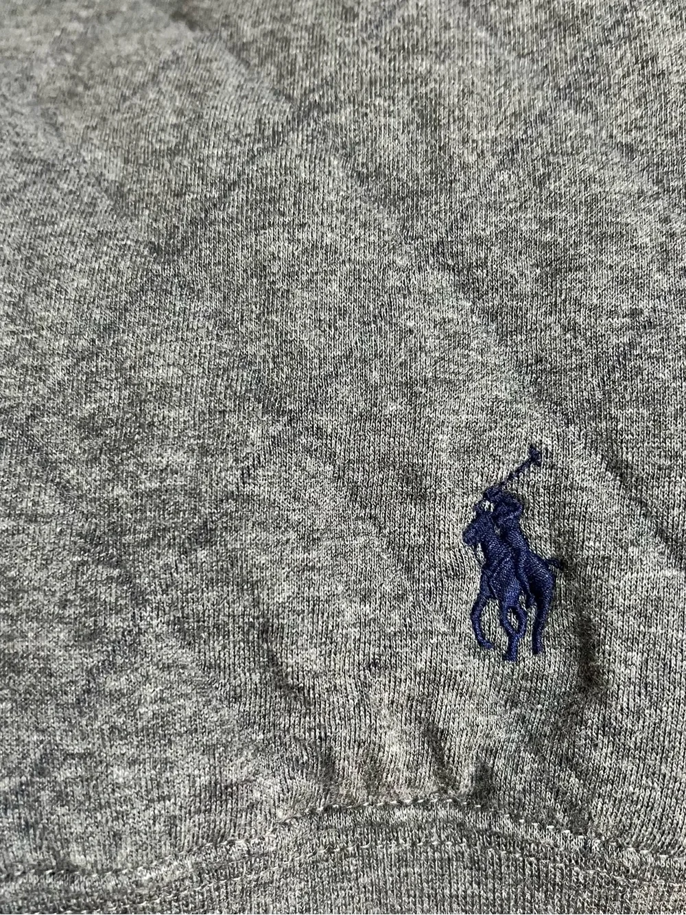 Polo by Ralph Lauren Quilted Gray Pullover Sweater