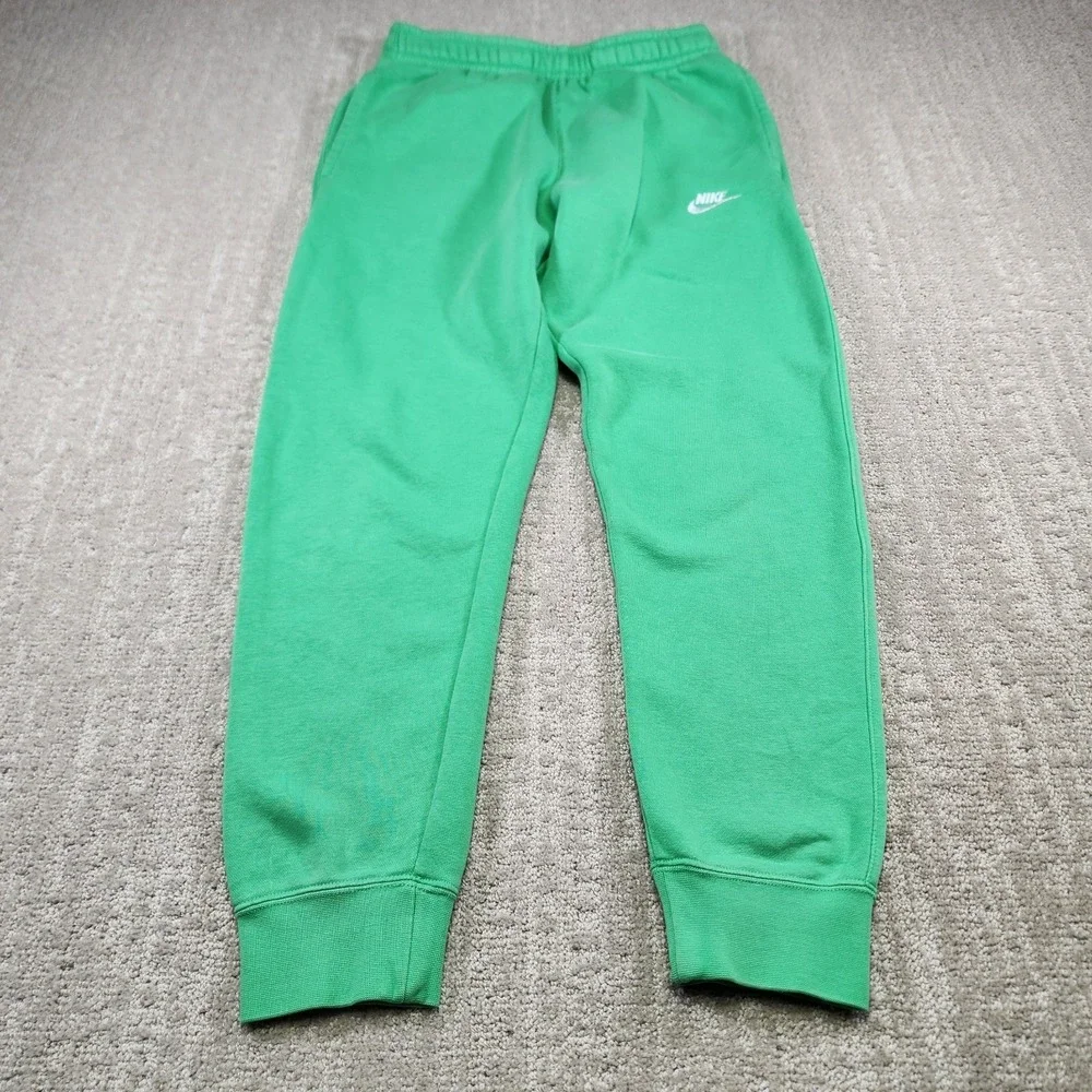 Nike Joggers Men Small Club Fleece Green Bv2671 362 Athleisure Sweatpants