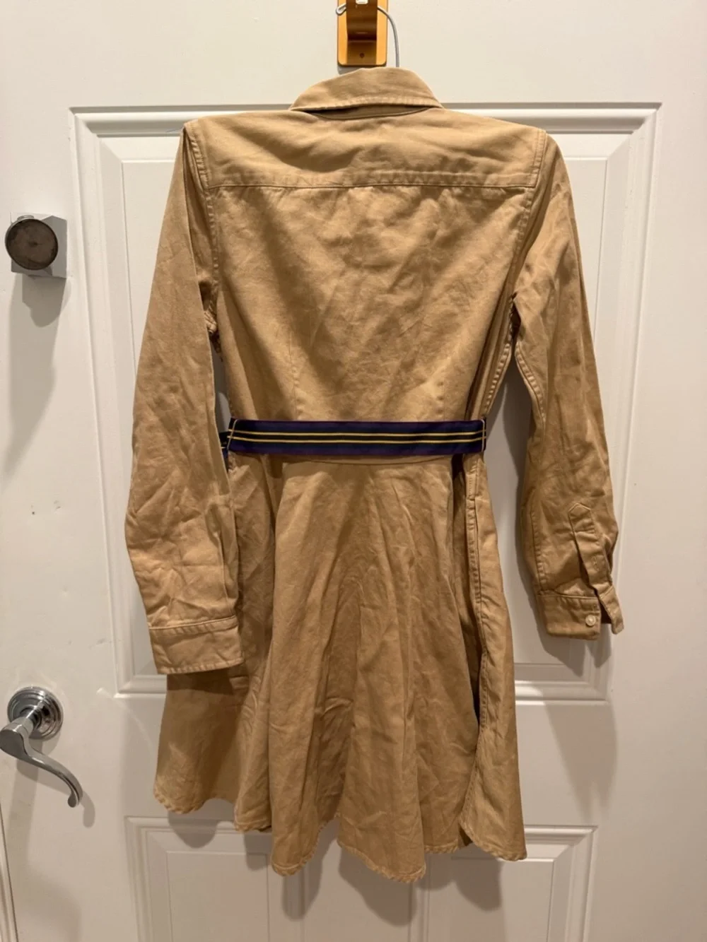 Polo Ralph Lauren Belted Cotton Chino Shirtdress