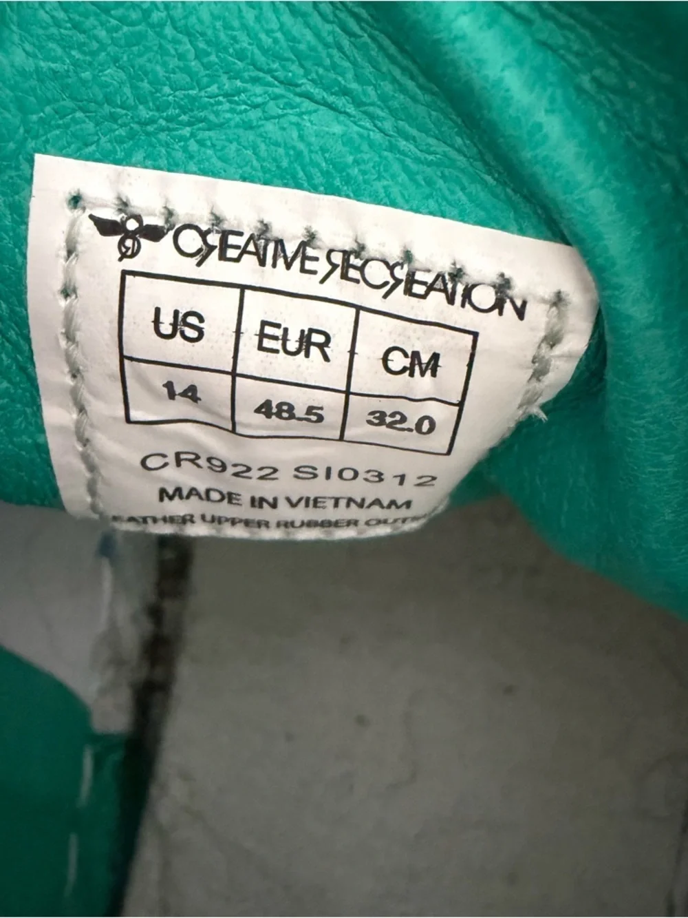 Creative Recreation vibrant turquoise