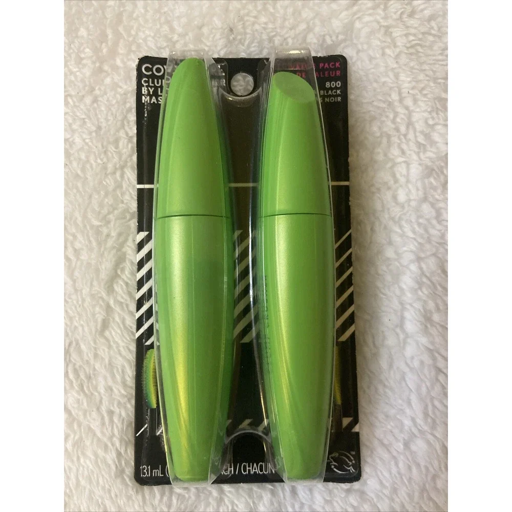New Cover Girl Lash Blast Clump Crusher Mascara Very Black Twin Pack NIP NIB
