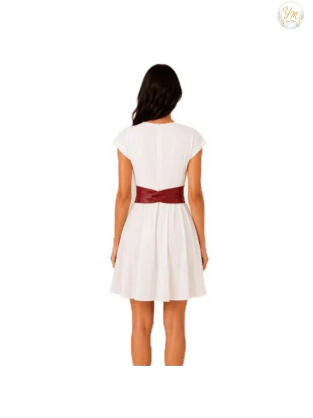 Women's Italian Leather Obi Belt Wide Waist Belt Adjustable