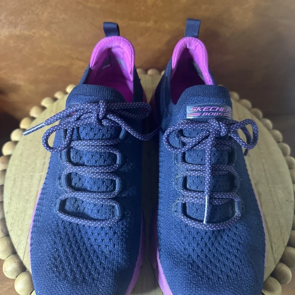 Skechers Women's Knit Mesh Stretch Fit Sparrow 2.0 Sporty Memory Foam Sneaker6.5