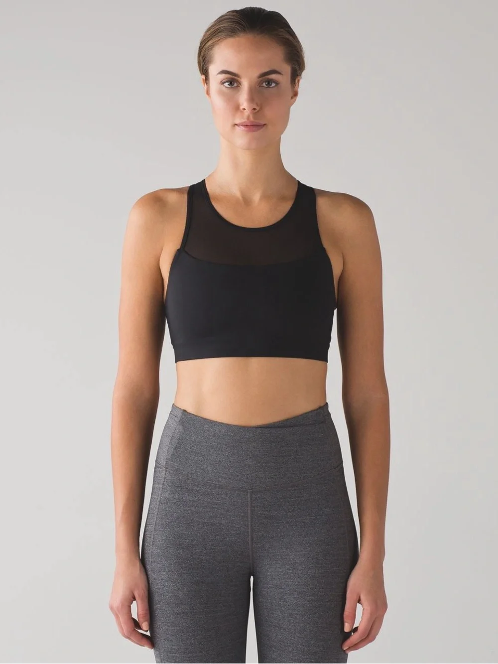 Lululemon Gear Up Bra – Score Jacquard Black Hero Blue Size 6