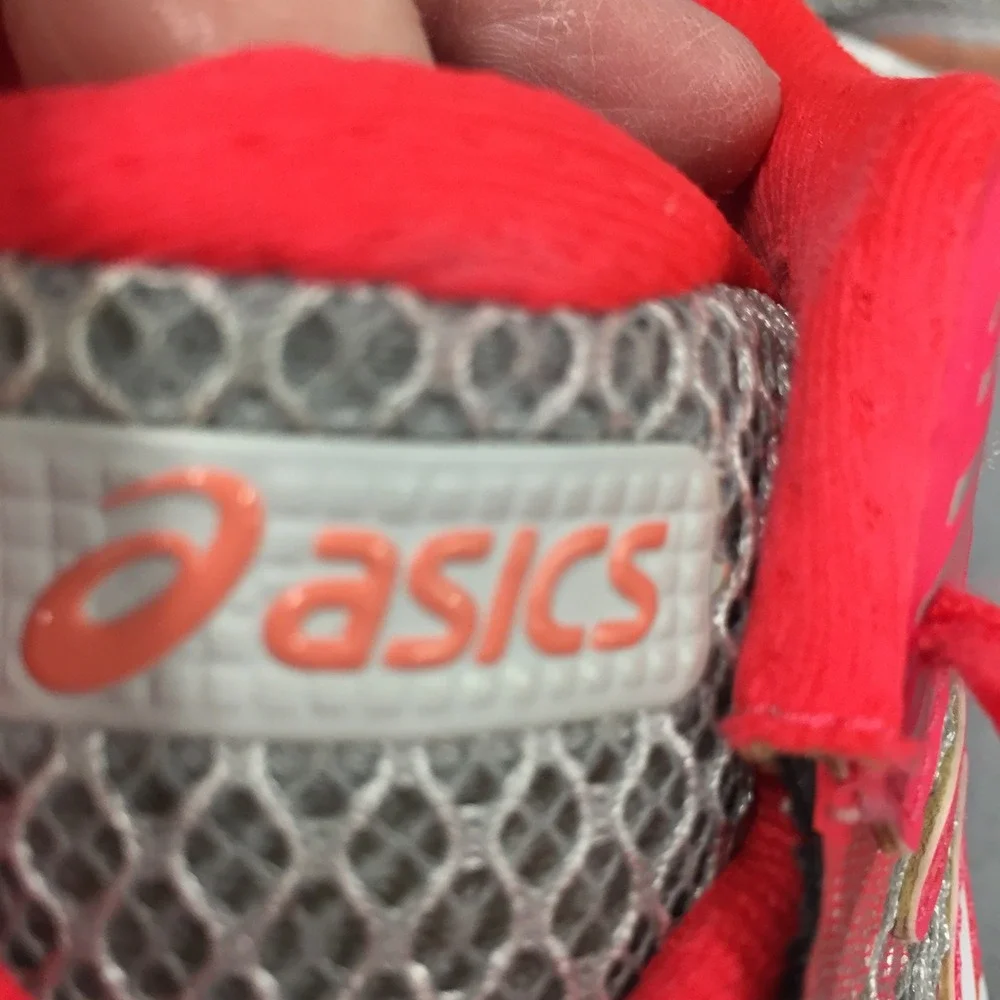 ASICS Gel-Flux 4 Womens Running Shoes Pink‎ Silver Orange T764N Size 9.5