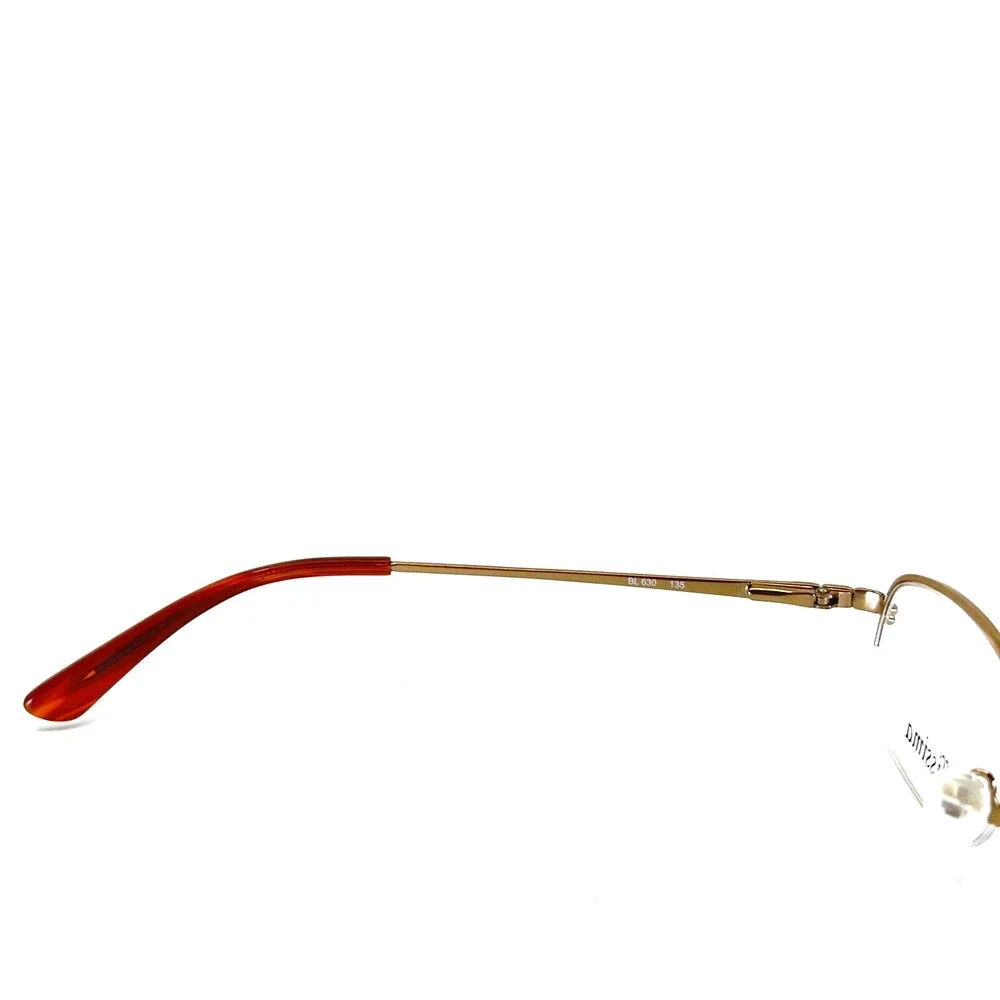 Bellissima Eyeglasses BL630 Gold Oval Full Rim Frames 53-16-135