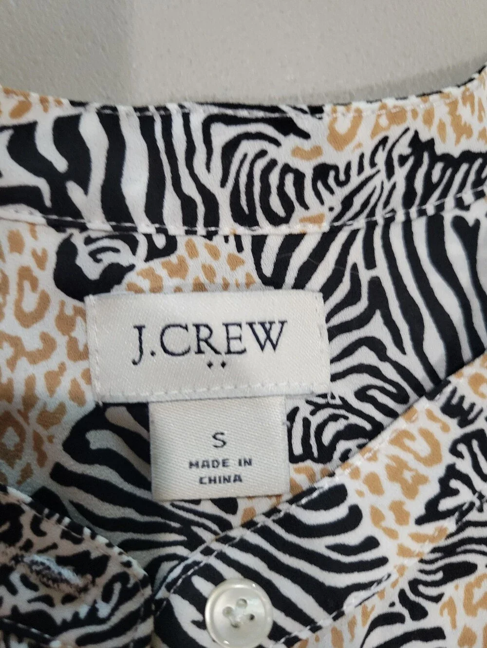 J. Crew lightweight button
