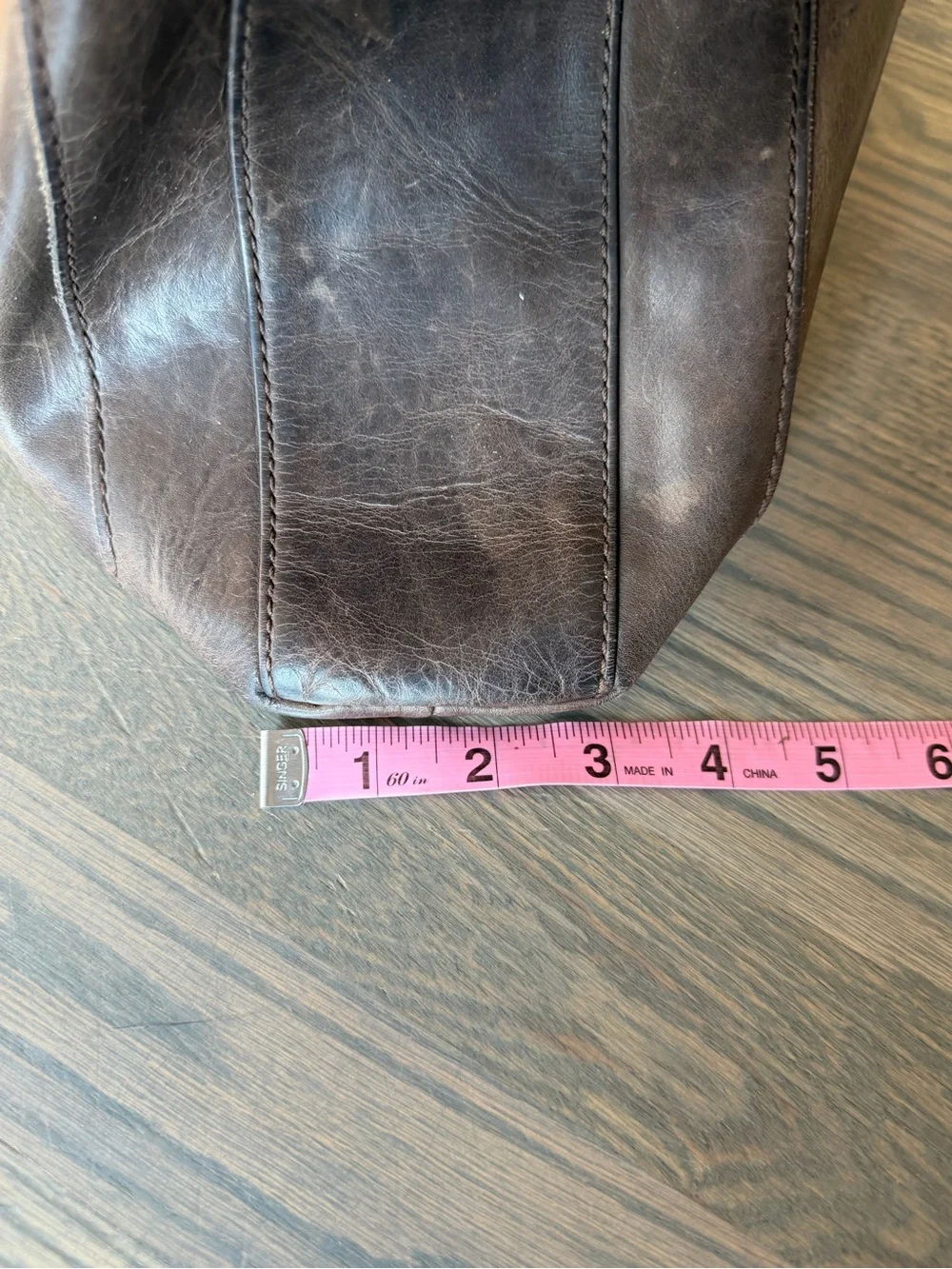 Frye taupe leather