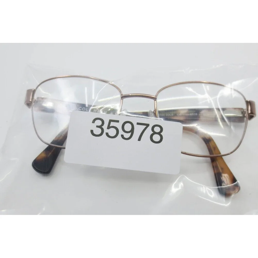 Cole Haan CH5008 Rose Gold Tortoise Eyeglasses Frames 50-17-135 Womens Eyewear