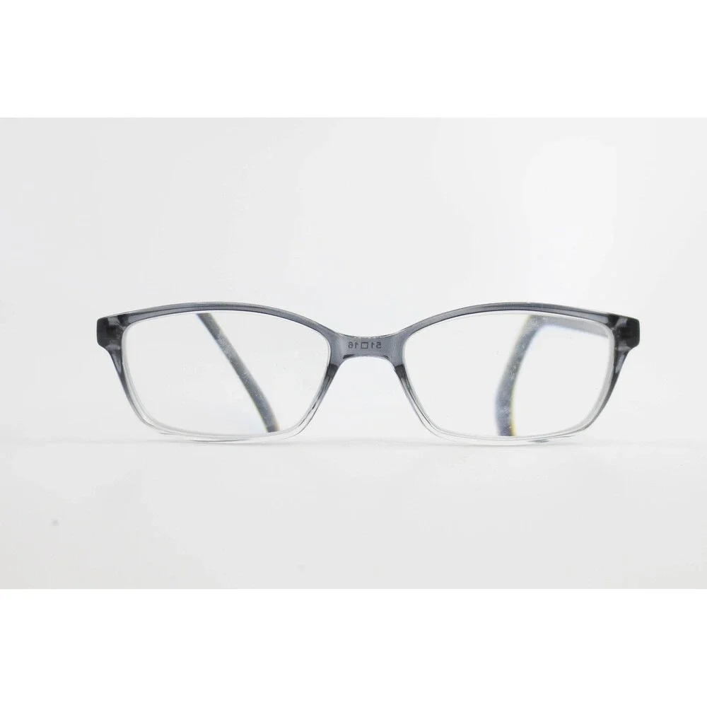 Blue Rectangle Eyeglass Frames WP6100 BL 51-16-140 Gradient Blue Modern Eyewear