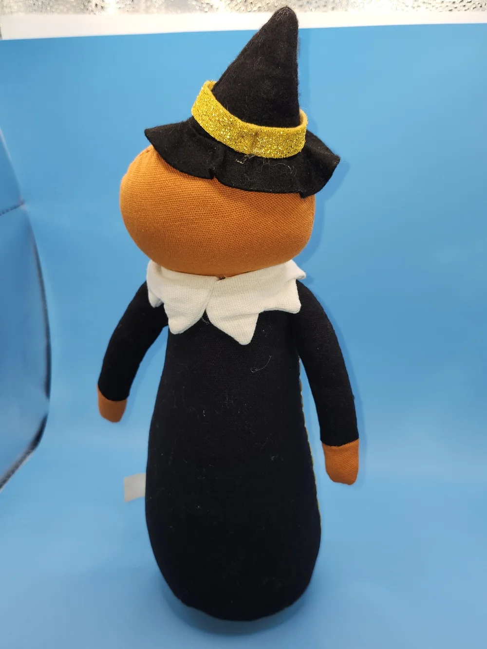 2018 Target Hyde & Eek Fabric Pumpkin Man Shelf Sitter Doll Halloween 240434111