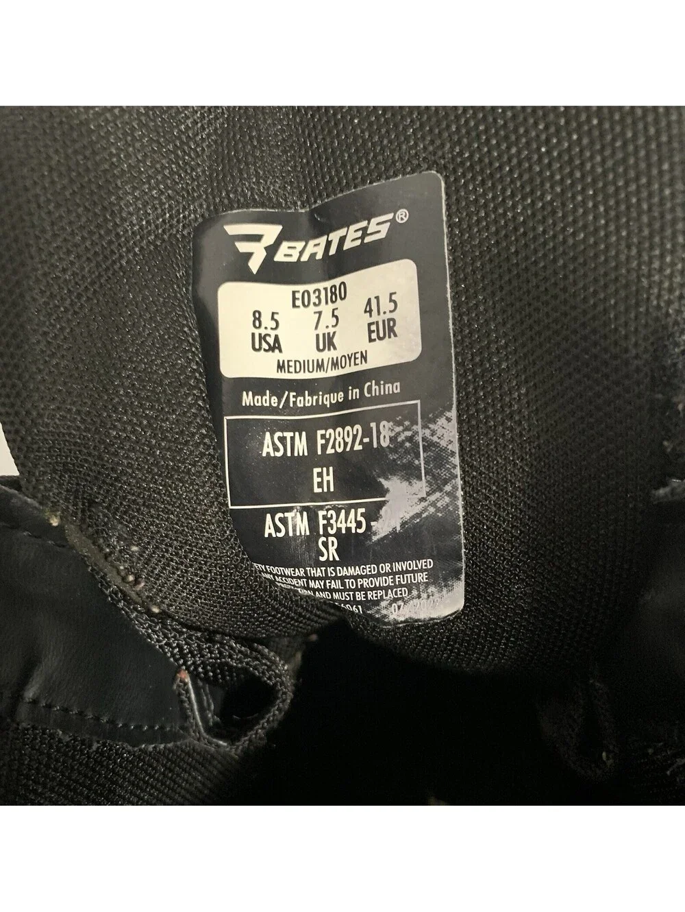 Bates tactical sport