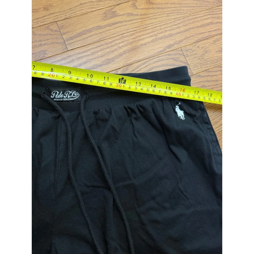 POLO Ralph Lauren Men Sleepwear Black Shorts XL Stretchy Soft Casual Goth Grunge