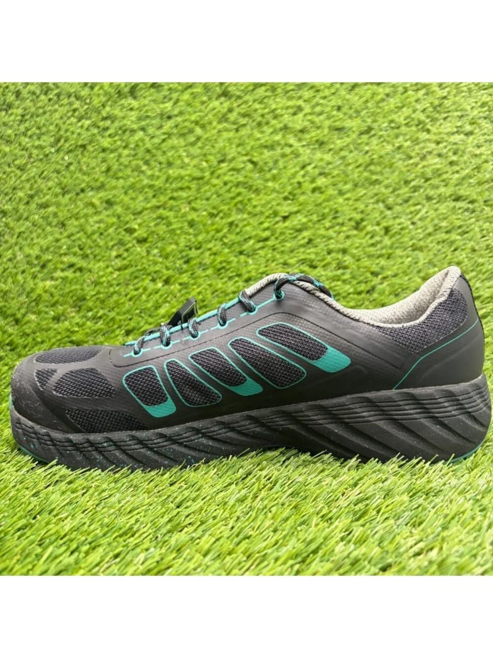 Georgia Boot ReFLX Womens Size 8.5D Black Athletic Alloy Toe Safety Work Shoes