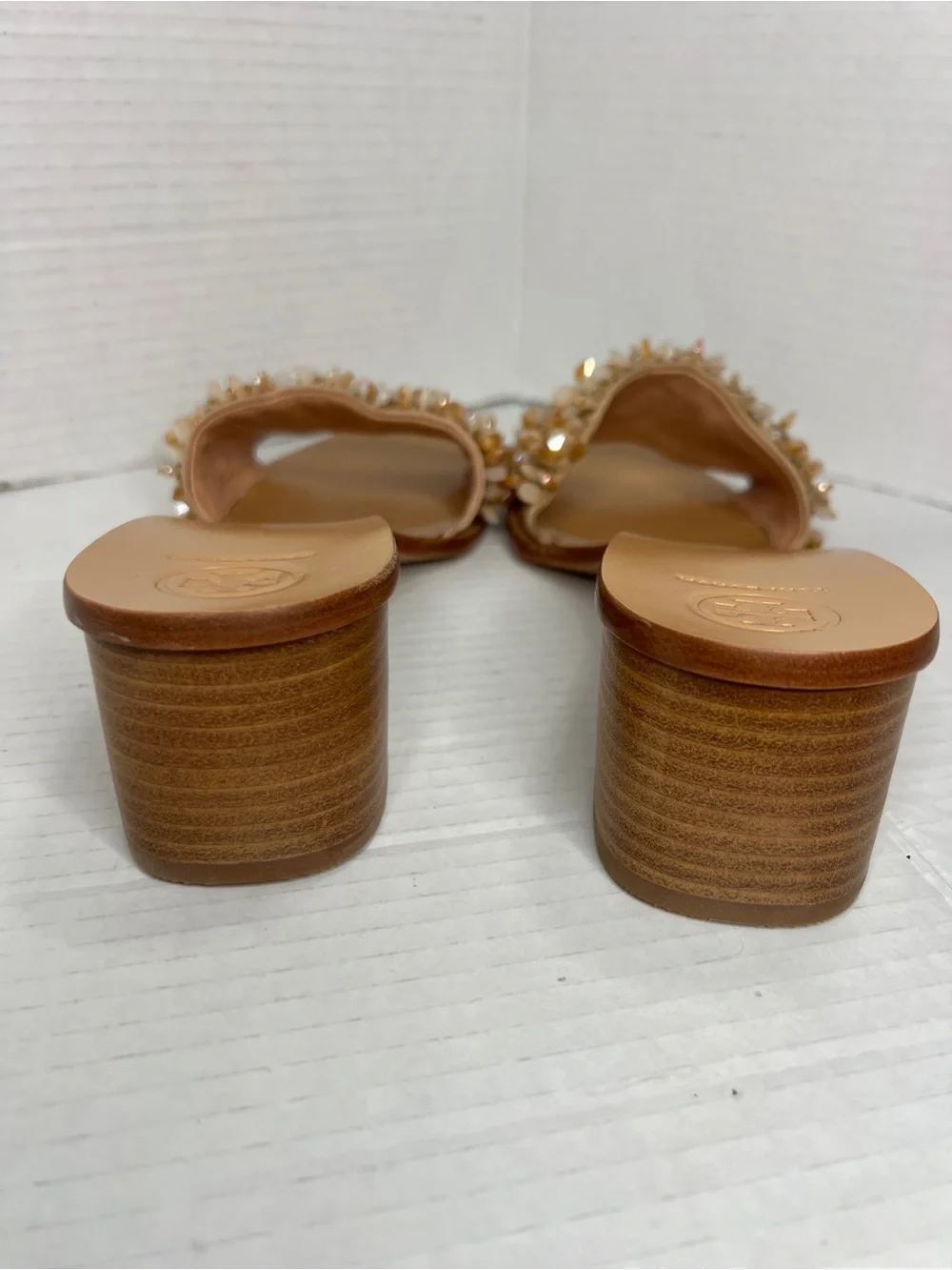 Tory Burch beaded slide