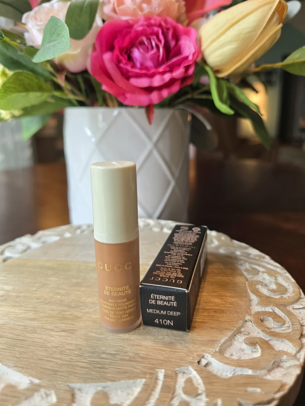 Gucci Éternité de Beauté Liquid Foundation - Shade 410N Medium Deep