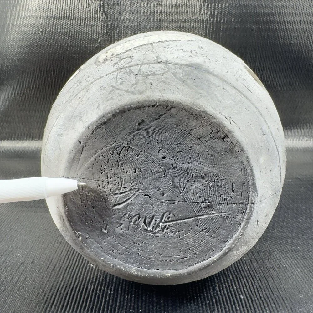 Raku Pottery vintage hand