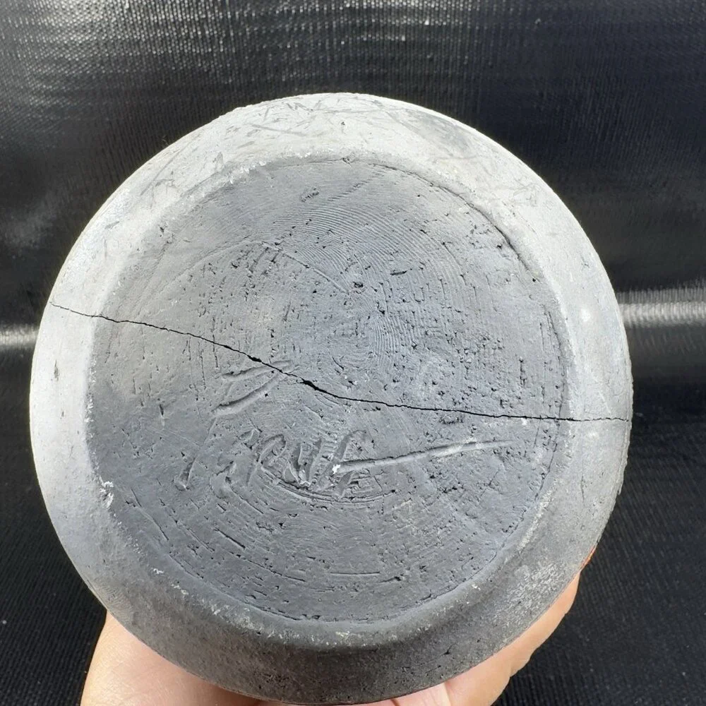 Raku Pottery vintage hand