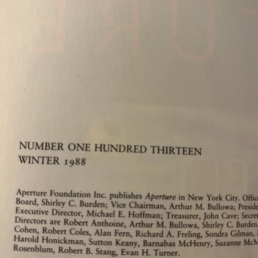 Aperture vtg 1988