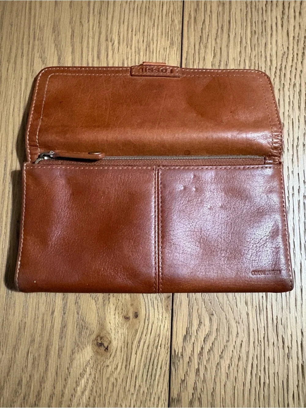 Fossil smooth leather