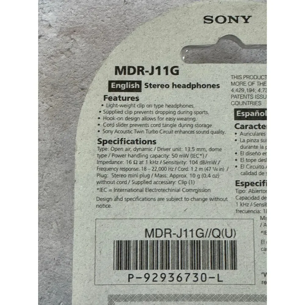 Sony sealed nos