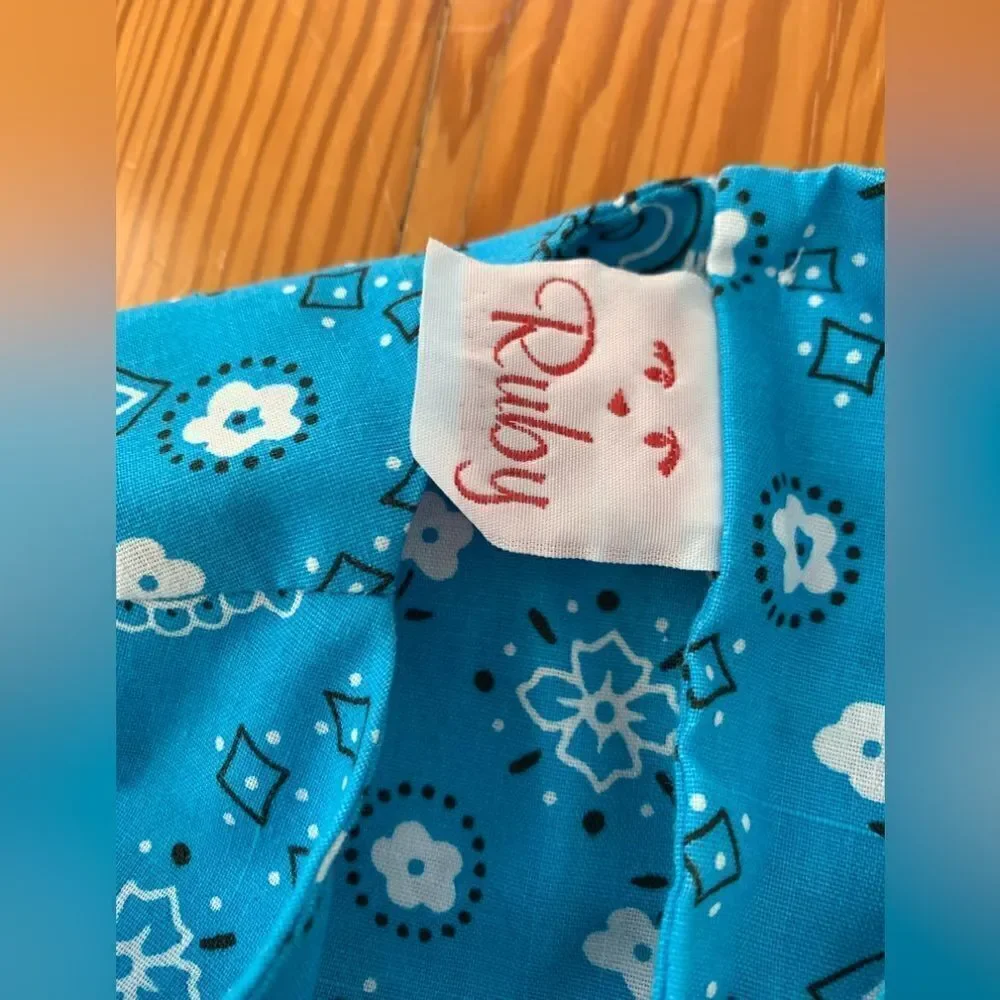 ruby bandana lightly worn