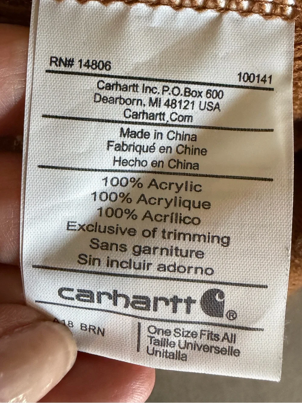 Carhartt unisex pre