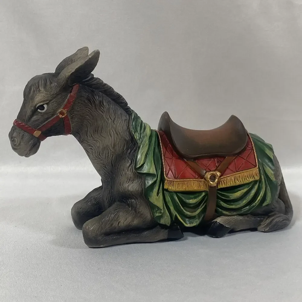 Kirkland Signature Christmas Nativity 915694 Replacement Laying Donkey Only