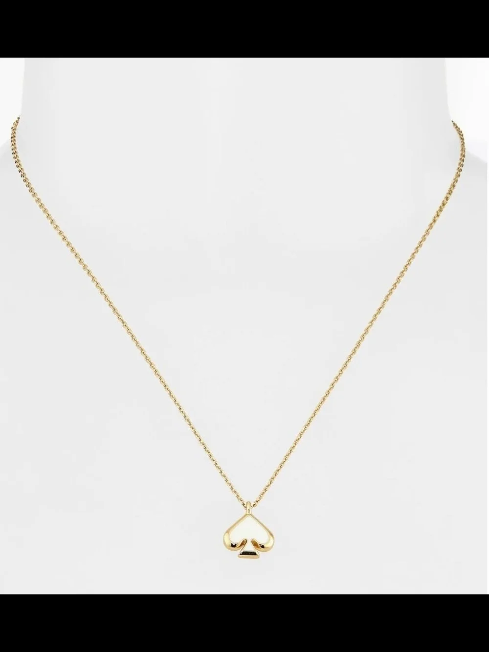 Kate Spade New York mini spade pendant necklace