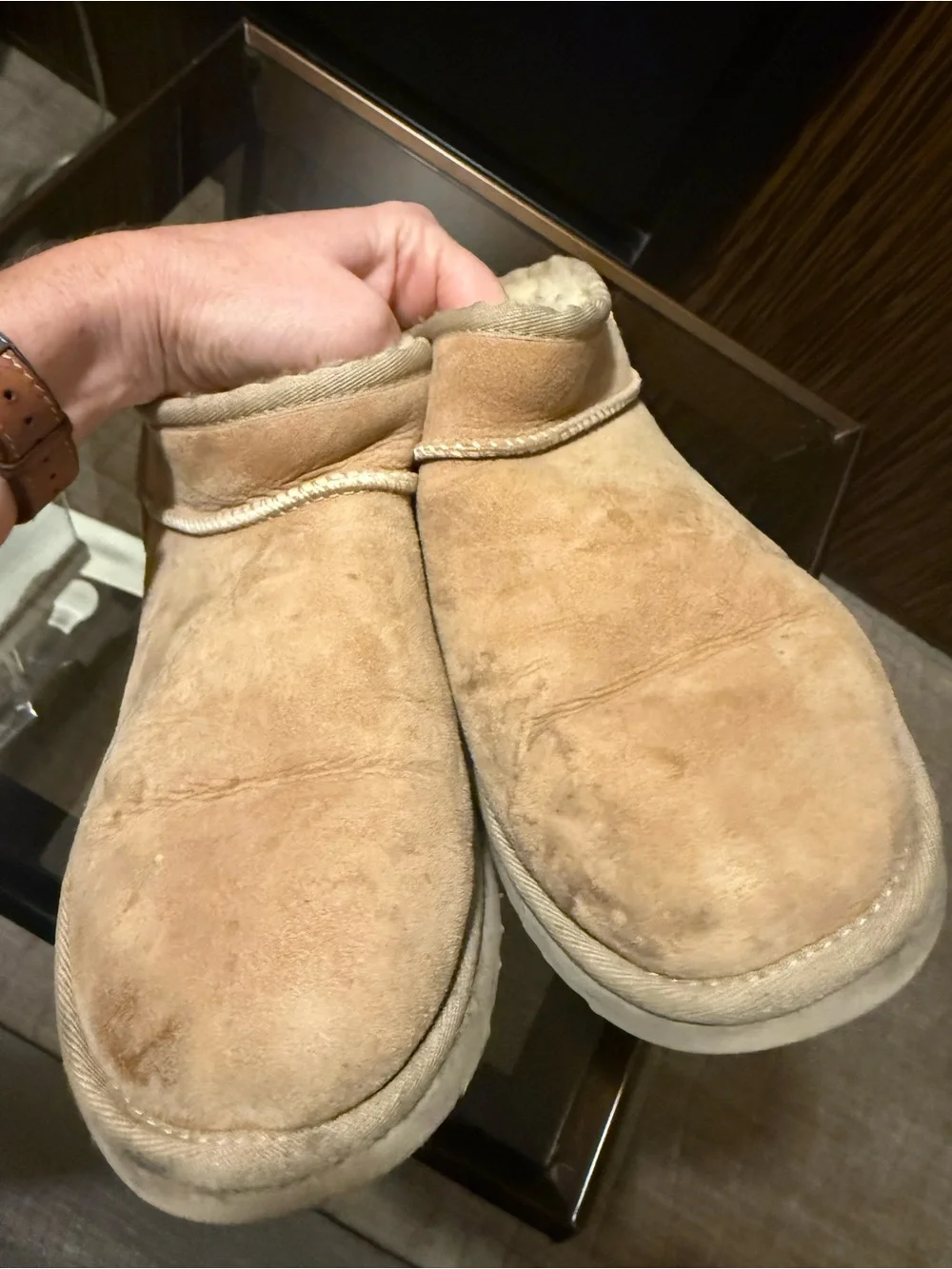 UGG tan suede