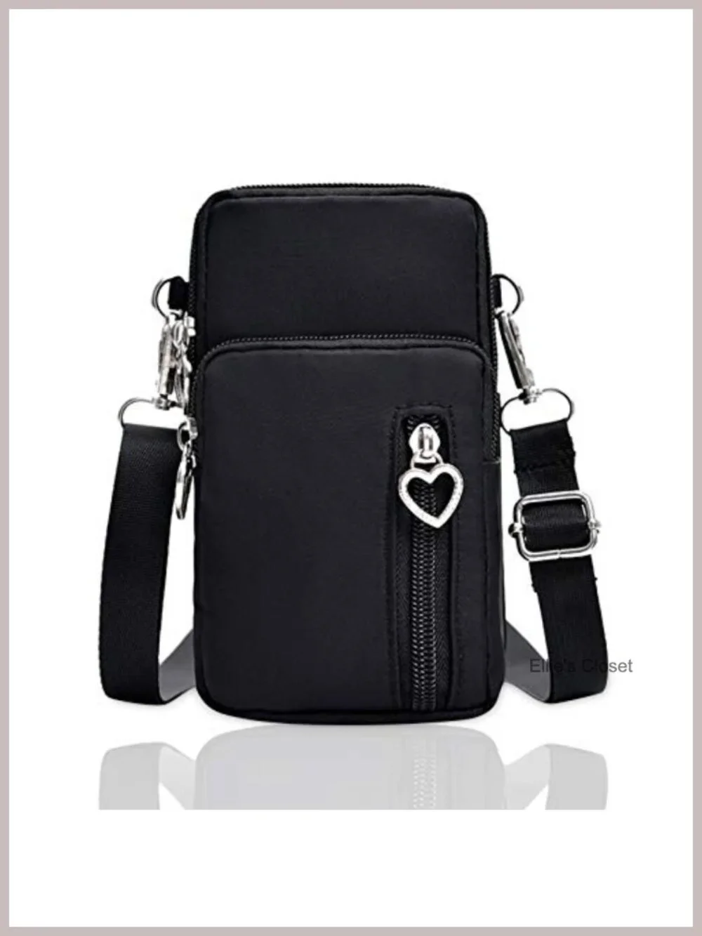 Lightweight Nylon Crossbody Bag with Adjustable Strap