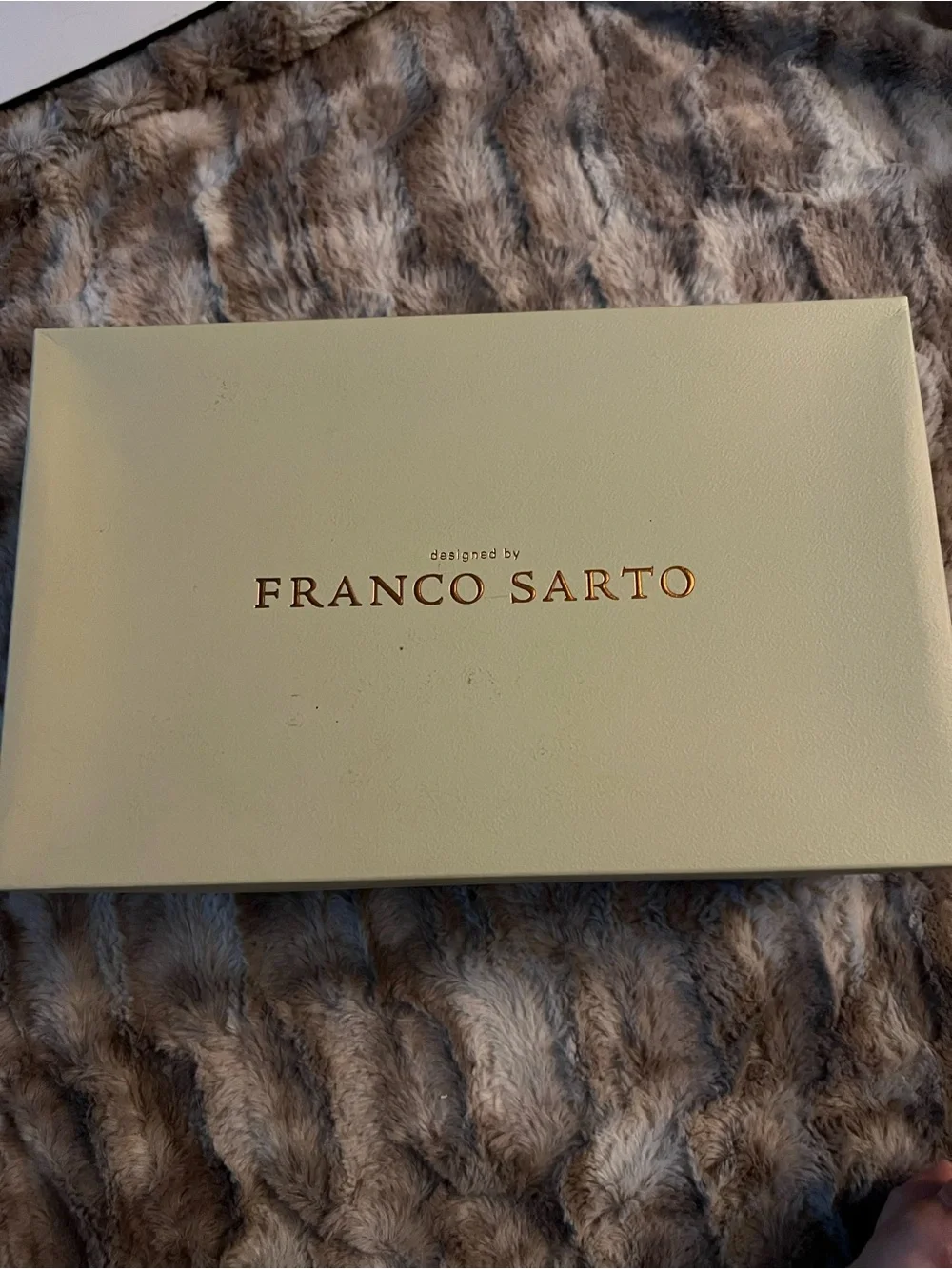 Franco Sarto Women's Brown/Black Strappy Ankle Strap Buckle Sandals Solid 7.5 M